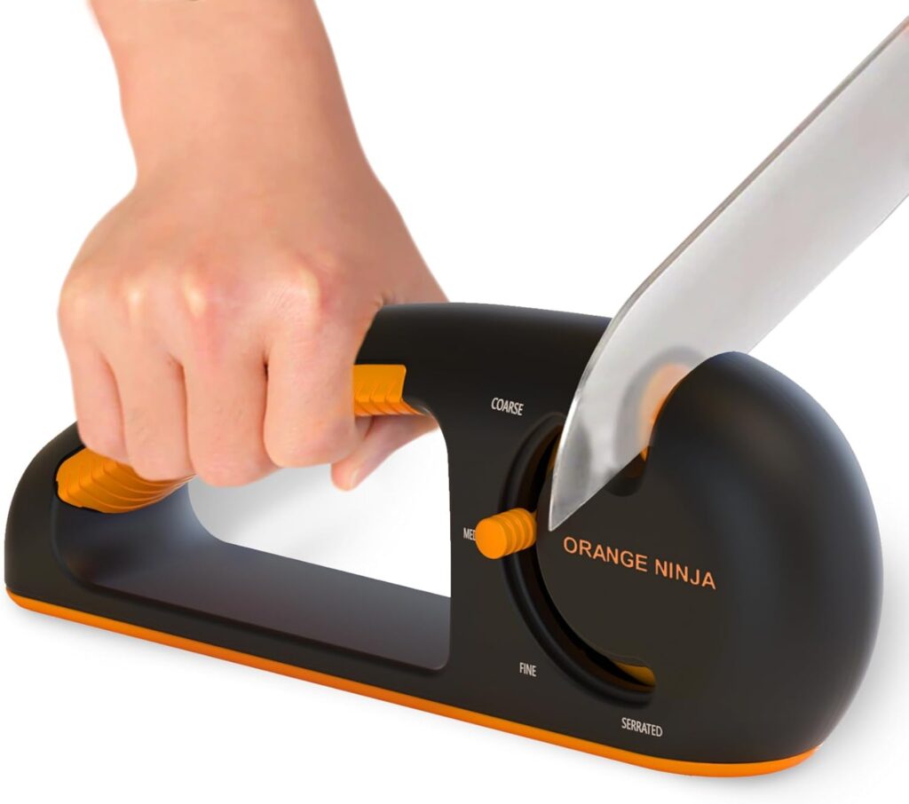 orange ninja knife sharpener