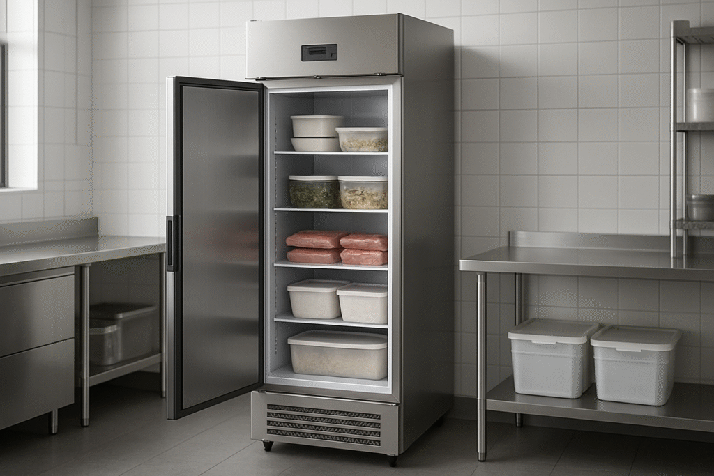 upright freezer