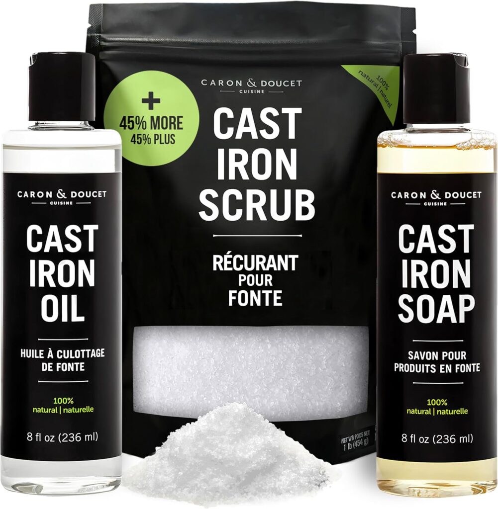 Cast Iron Care & Seasoning Kit