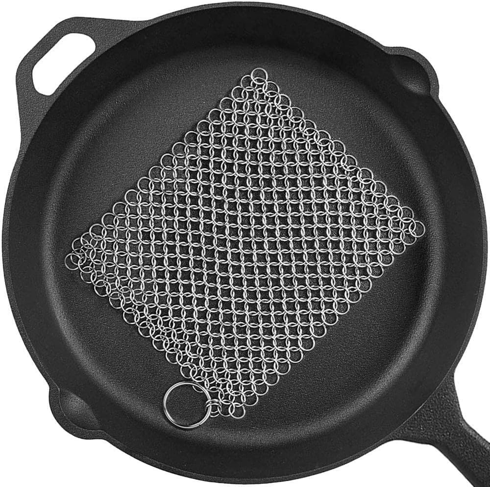 Chainmail Cast Iron Scrubber