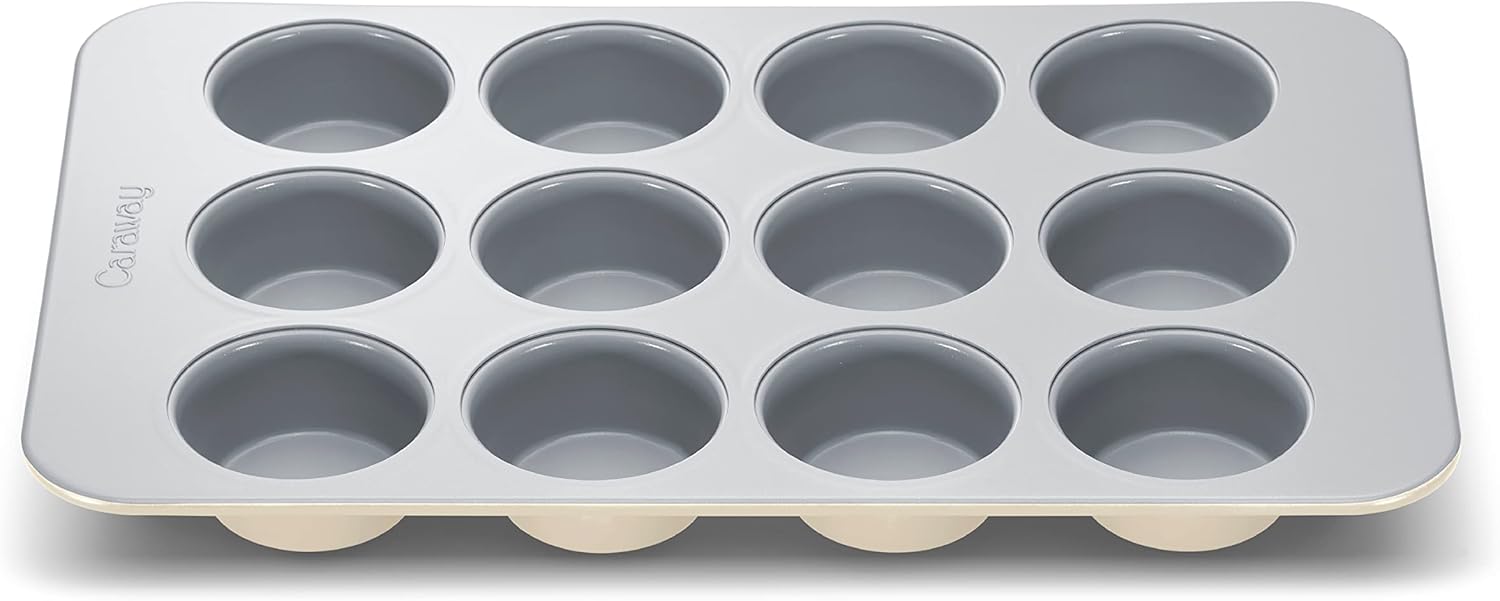 Caraway Non-Stick Ceramic 12-Cup Muffin Pan