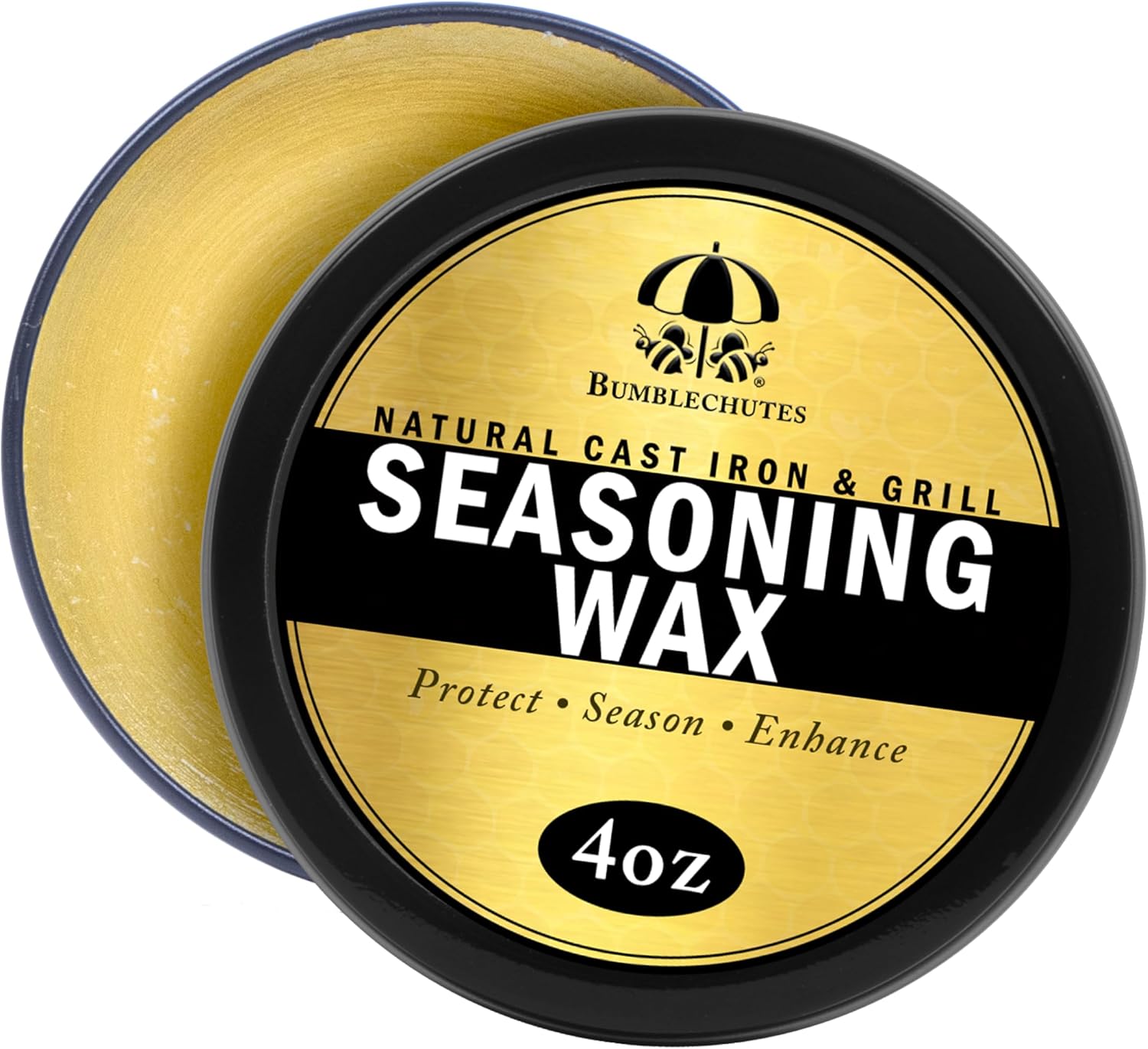 Bumblechutes 4 oz Natural Cast Iron Seasoning Wax