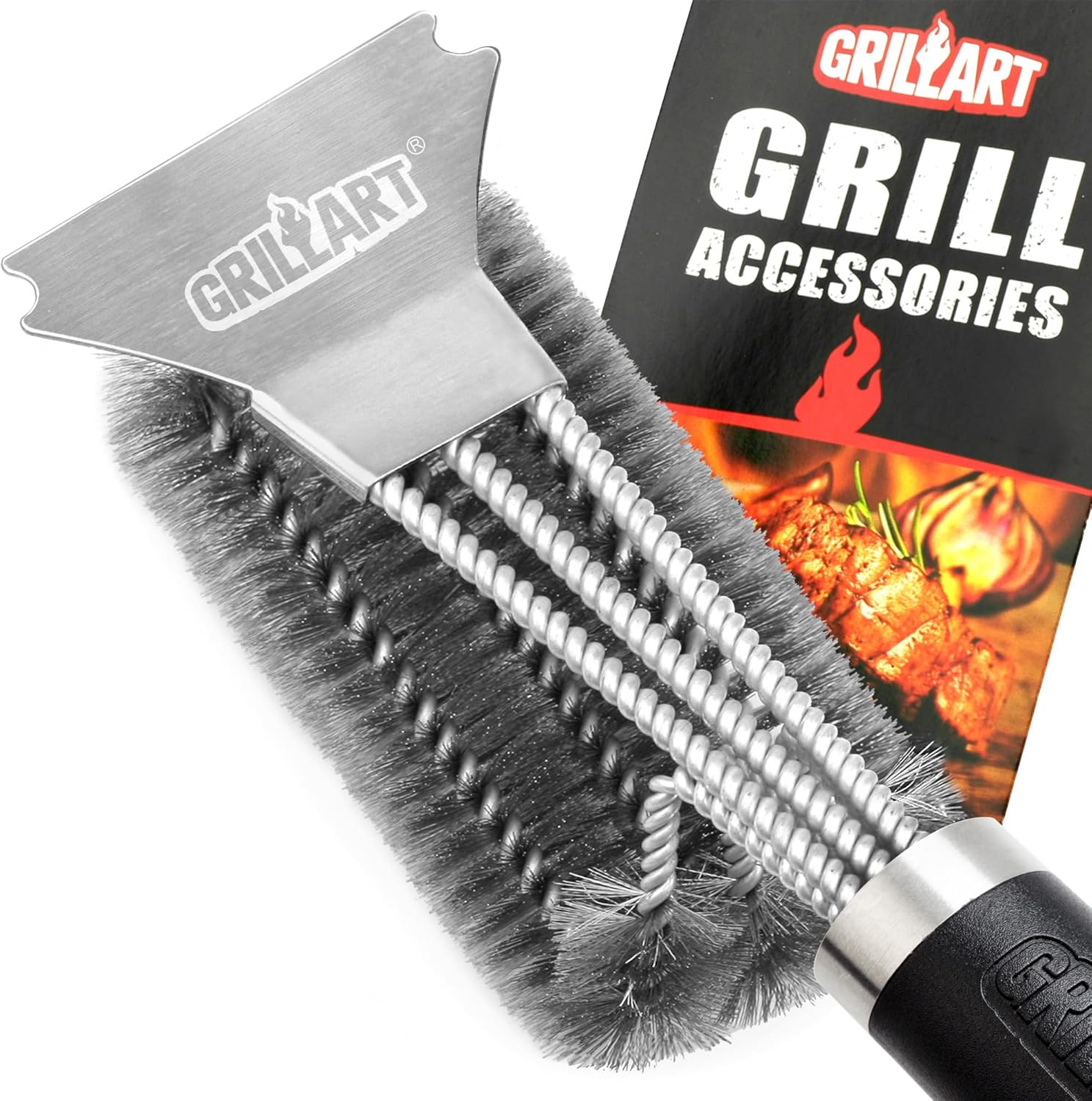 GRILLART Grill Brush and Scraper