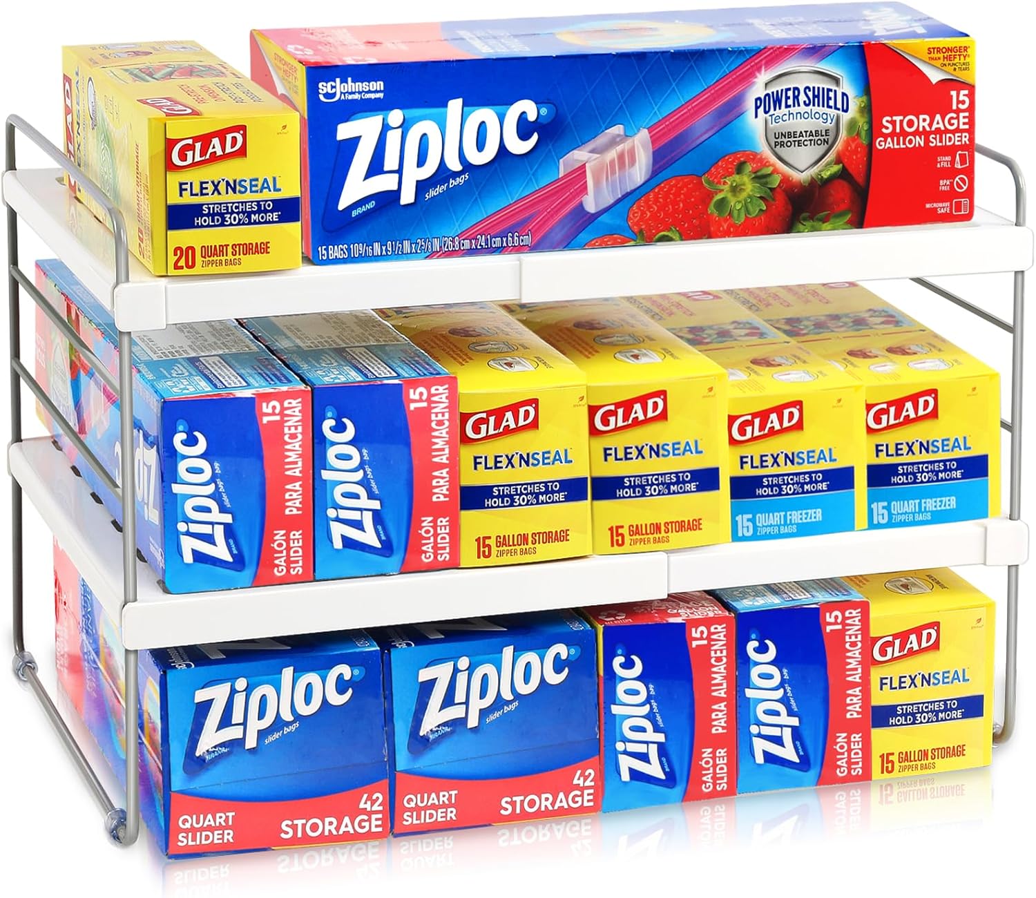 JUPELI Foil and Plastic Wrap Organizer