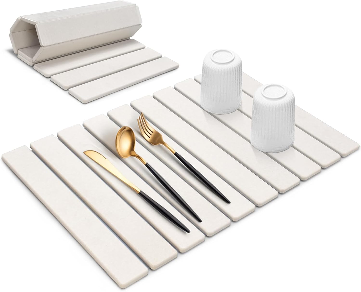 Large Stone Dish Drying Mat