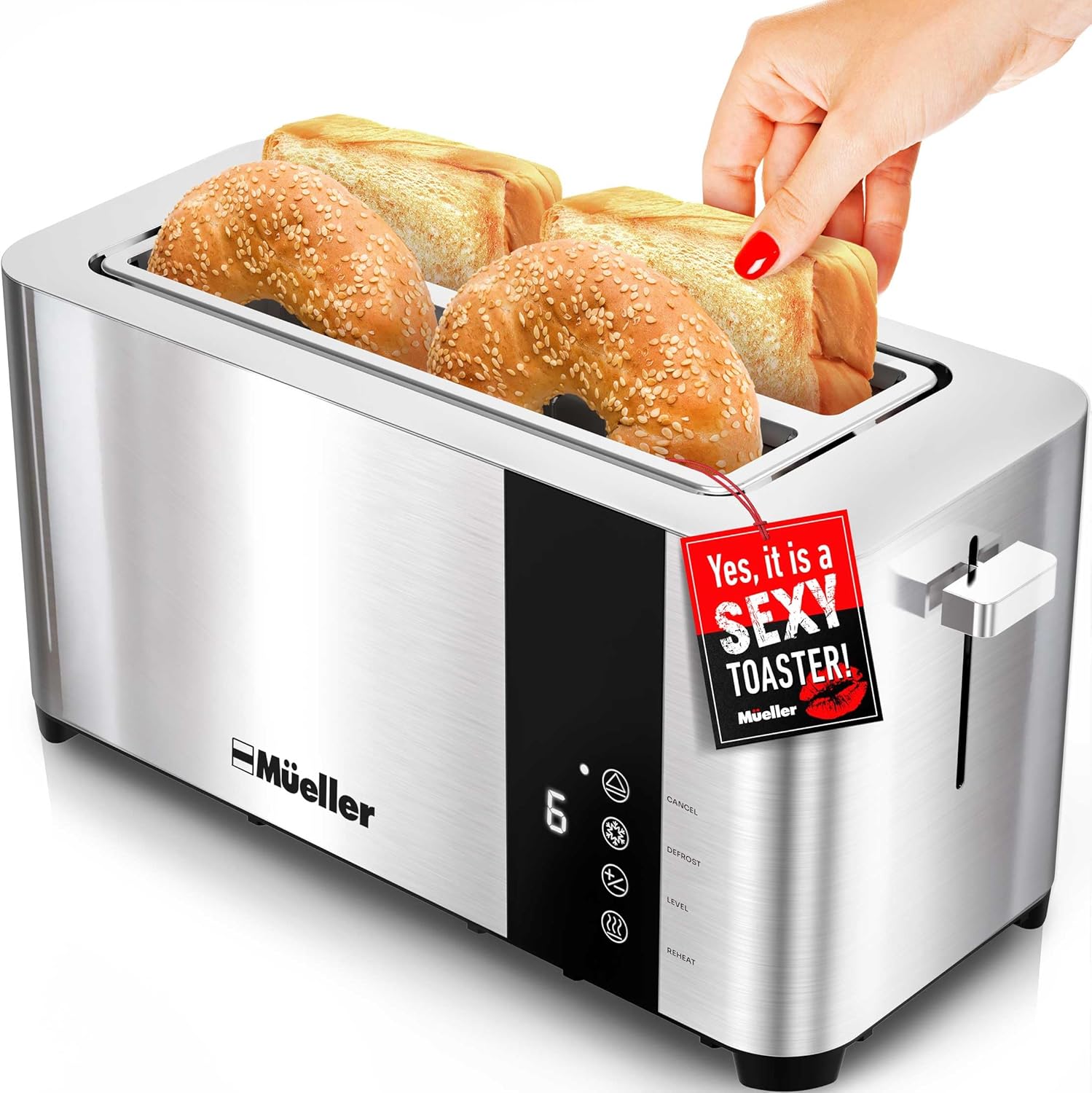 Mueller 4 Slot Bagel Toaster
