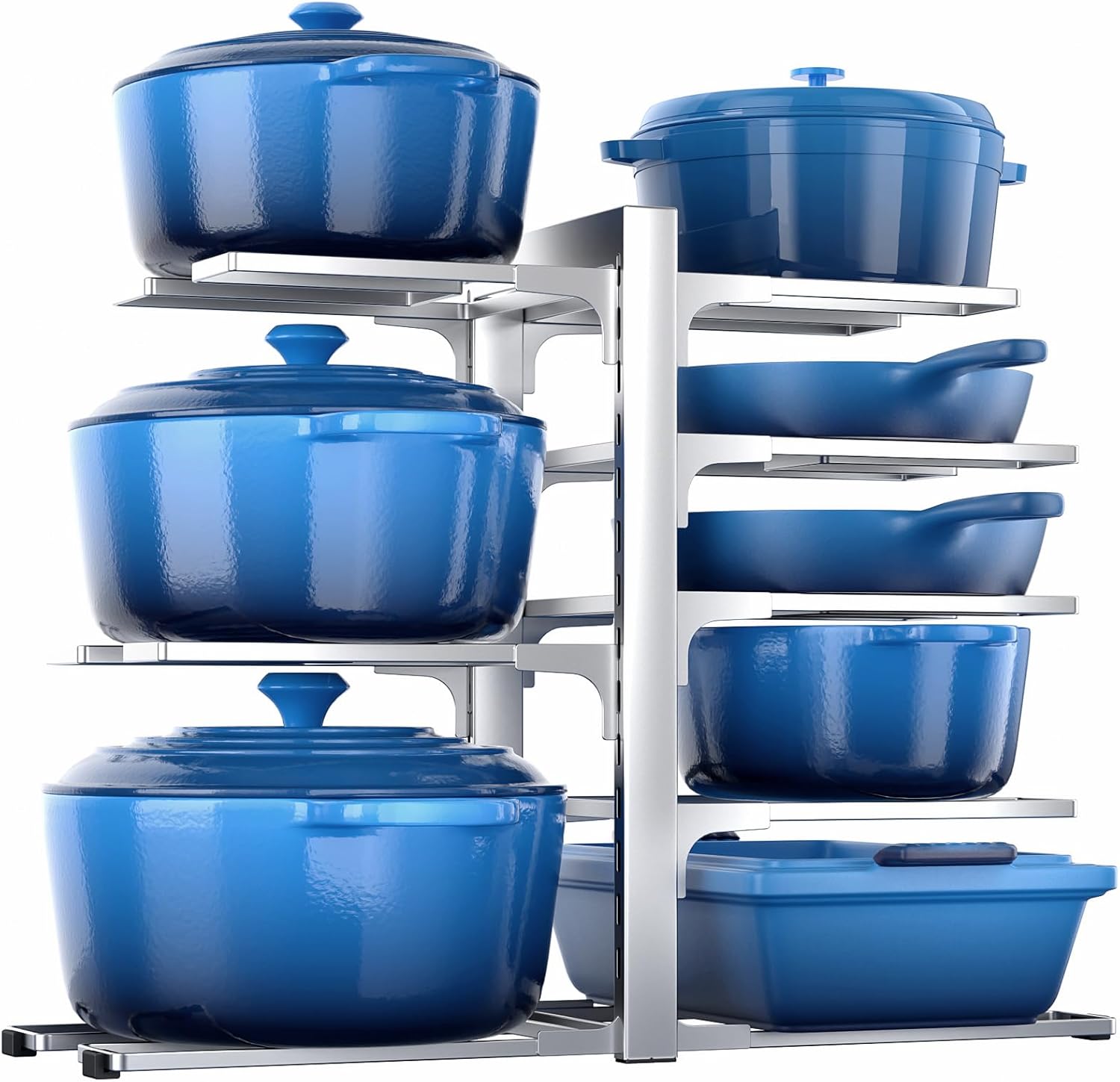 ORDORA 8-Tier Pots and Pans Organizer
