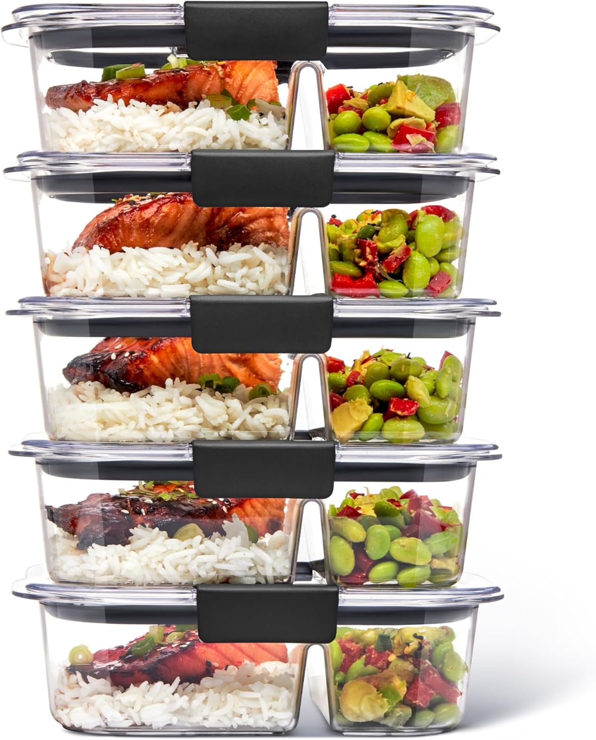 Rubbermaid Brilliance Meal Prep Containers