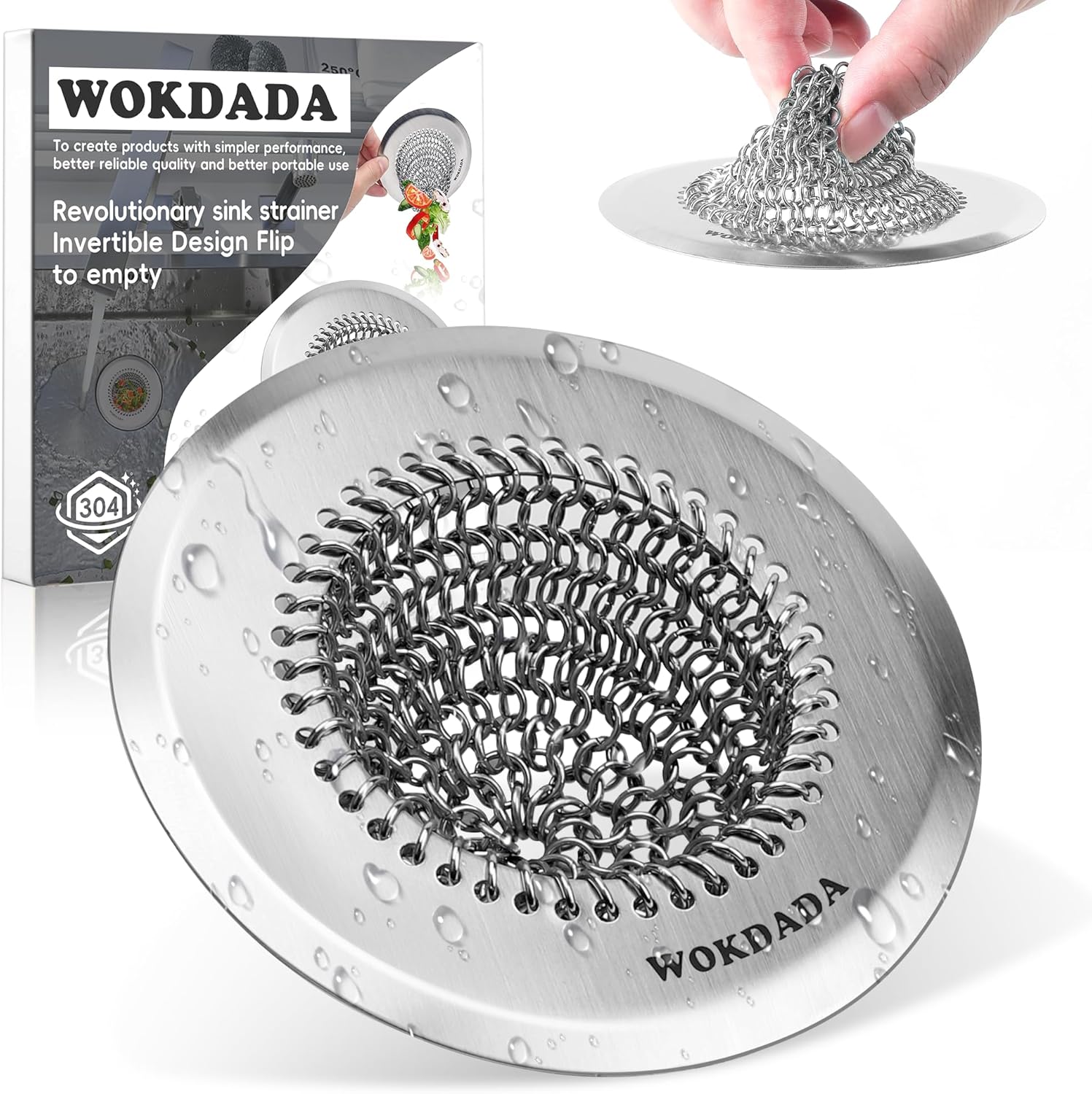 Wokdada Revolutionary Kitchen Sink Drain Strainer