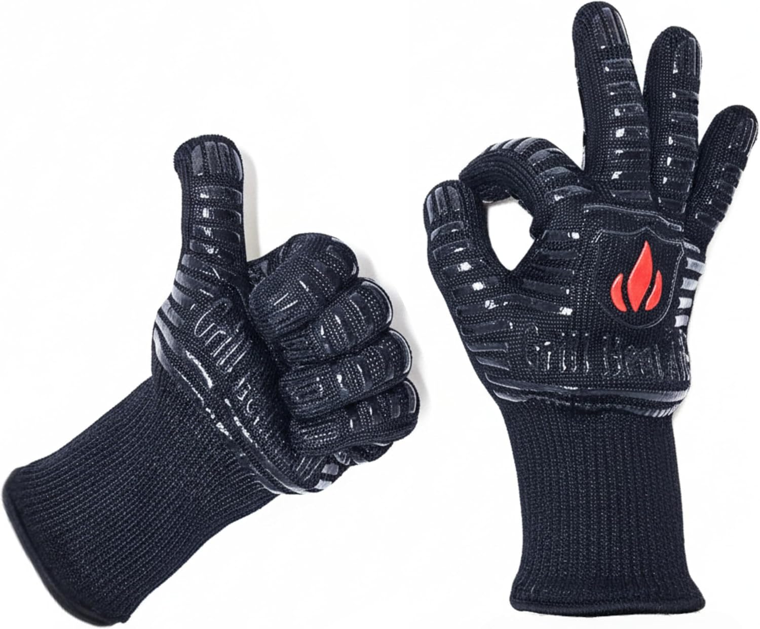 GRILL HEAT AID Extreme Heat Resistant BBQ Gloves