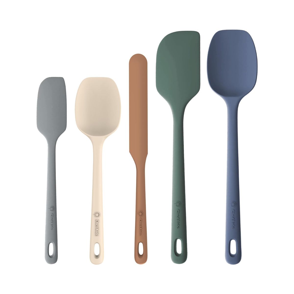 Chef Aide Silicone Spatula Set