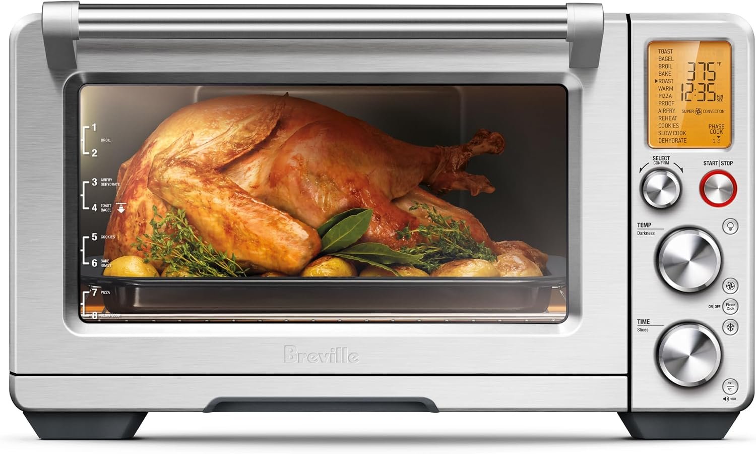 Breville Smart Oven Air Fryer Pro brushed stainless countertop convection oven
