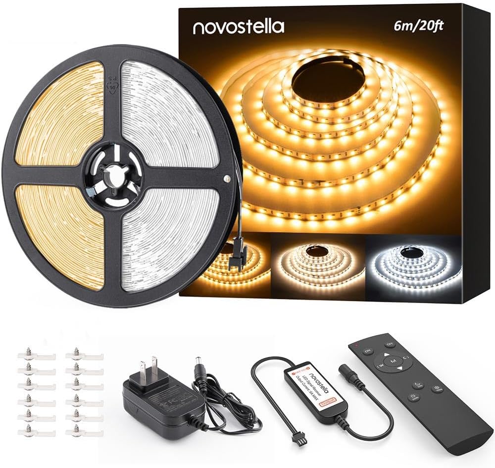NOVOSTELLA 20 Feet LED Lighting Strip Kit