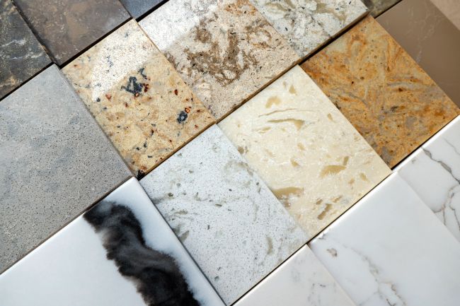 an image of quarts countertop types