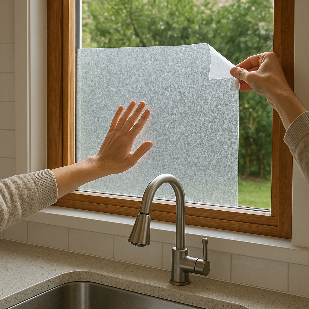 Dwersty Frosted Glass Window Privacy Film