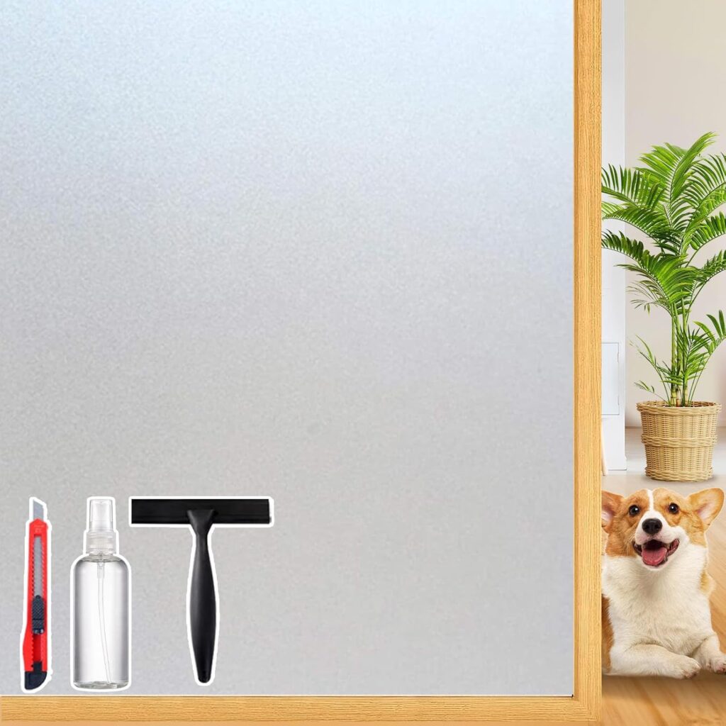 Dwersty Frosted Glass Window Privacy Film
