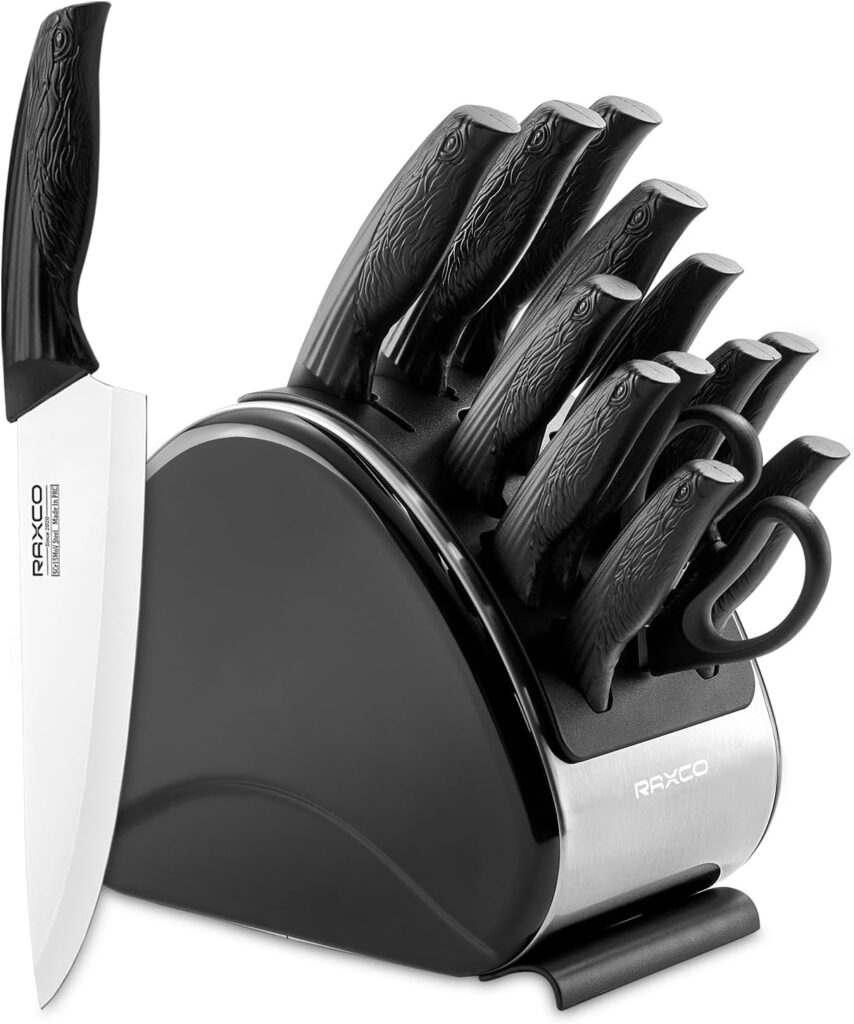 RAXCO 15-Piece German Stainless Steel Knife Set