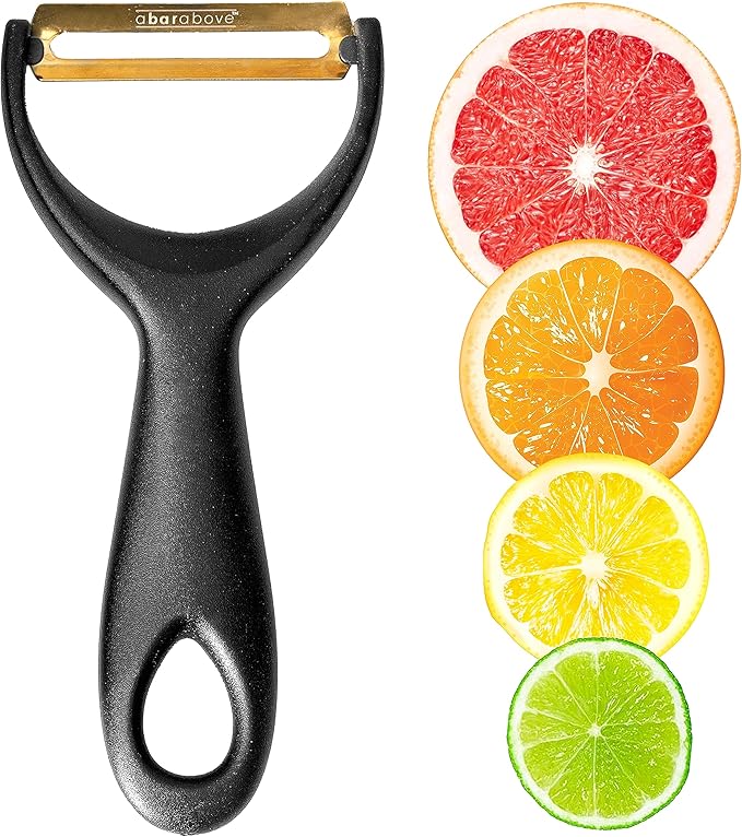 a bar above citrus peeler