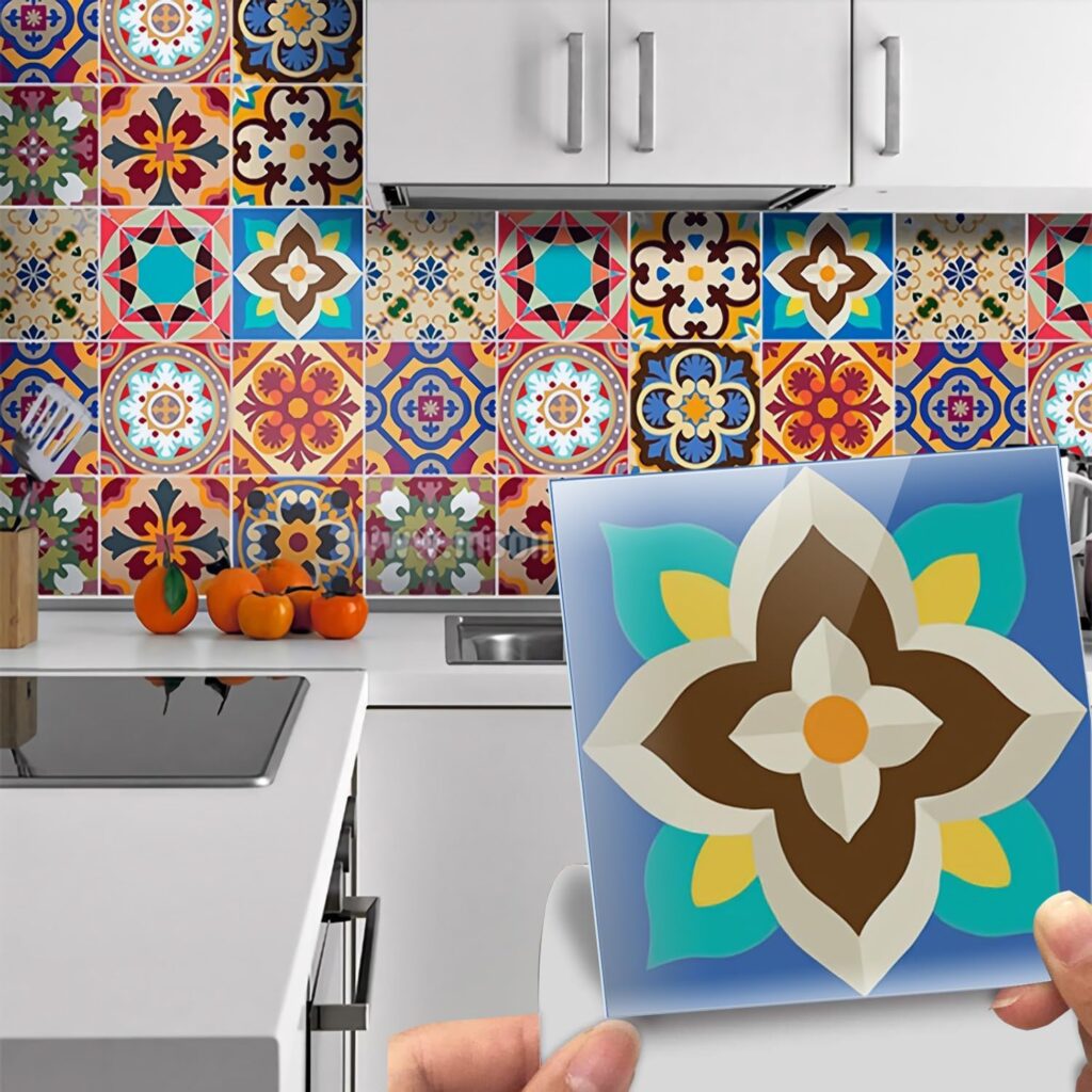 Bohemian Moroccan Tile Decals