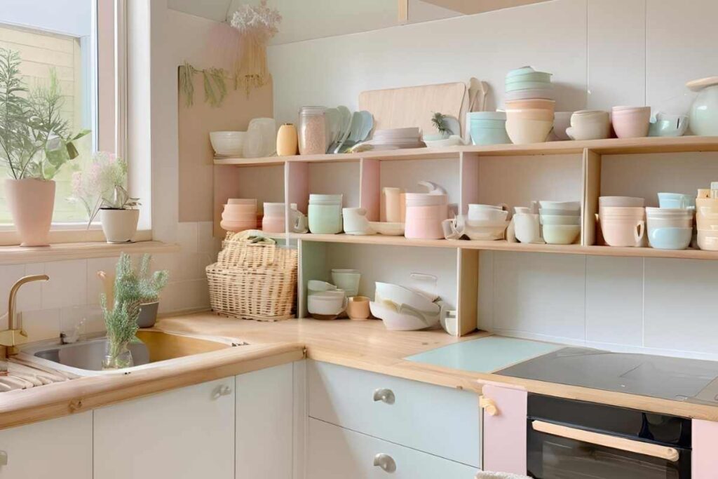 declutter the kitchen space