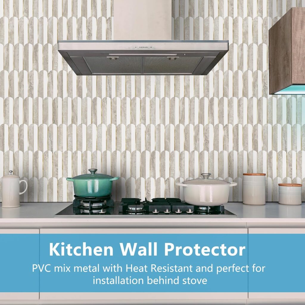 Vemos Peel-and-Stick Geometric Backsplash