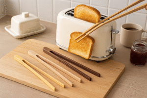 3 Best Wooden Toast Tongs for Removing Stuck Bread Safely