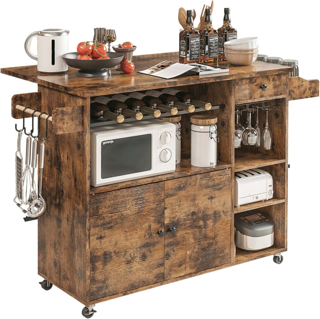 IRONCK Rustic Wood Island