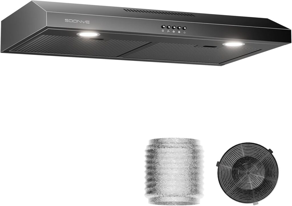 Soonye 30-Inch Under Cabinet Range Hood