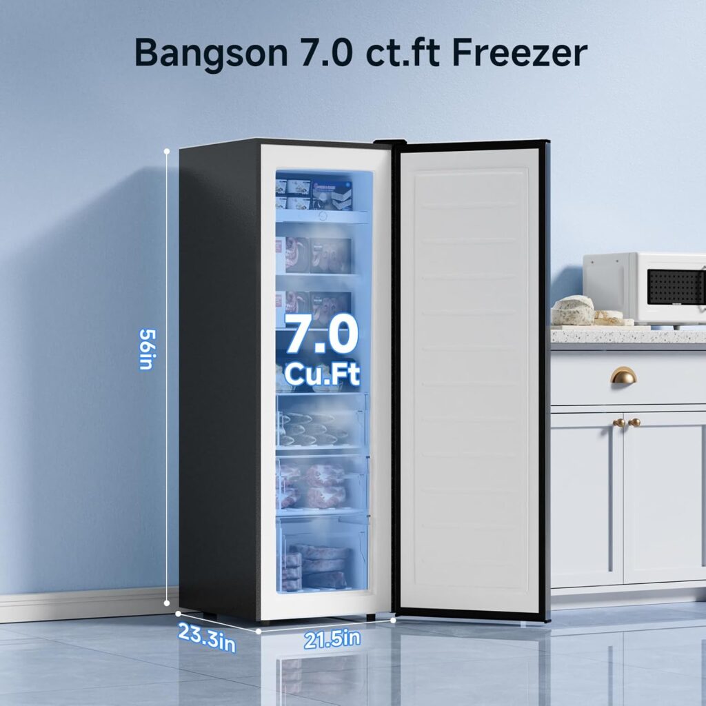 BANGSON 7.0 CFT Upright Freezer