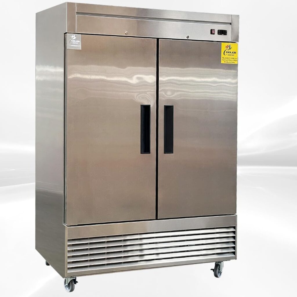 Cooler Depot Commercial 2-Door Freezer - upright freezer