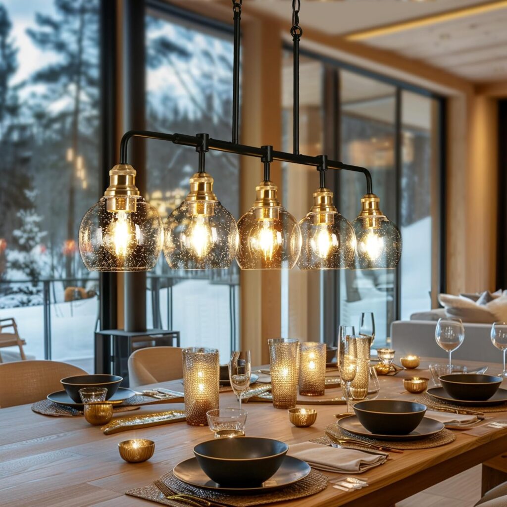 KSANA Linear Island Chandelier