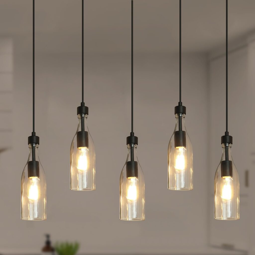 LNC Farmhouse Linear Chandelier