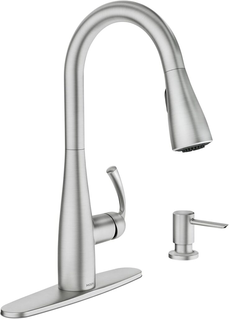 Moen Essie Pulldown Faucet with Soap Dispenser