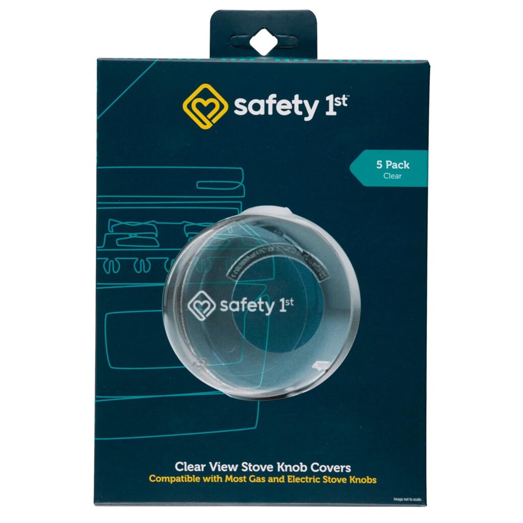 Clear Stove Knob Covers – 5 Pack