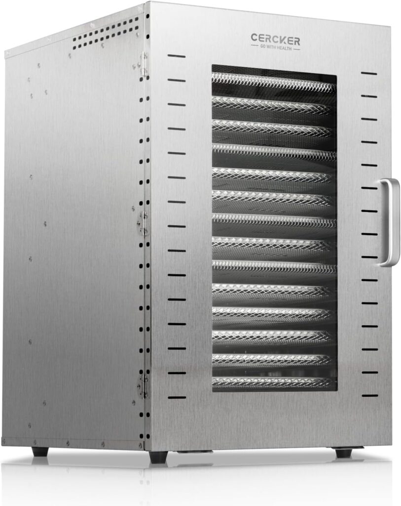 Cercker 16-Tray Commercial SS Food Dehydrator