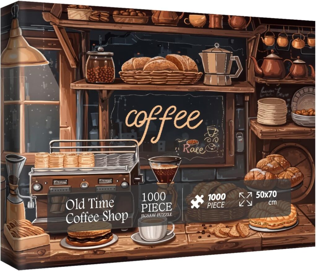 coffee themed puzzle