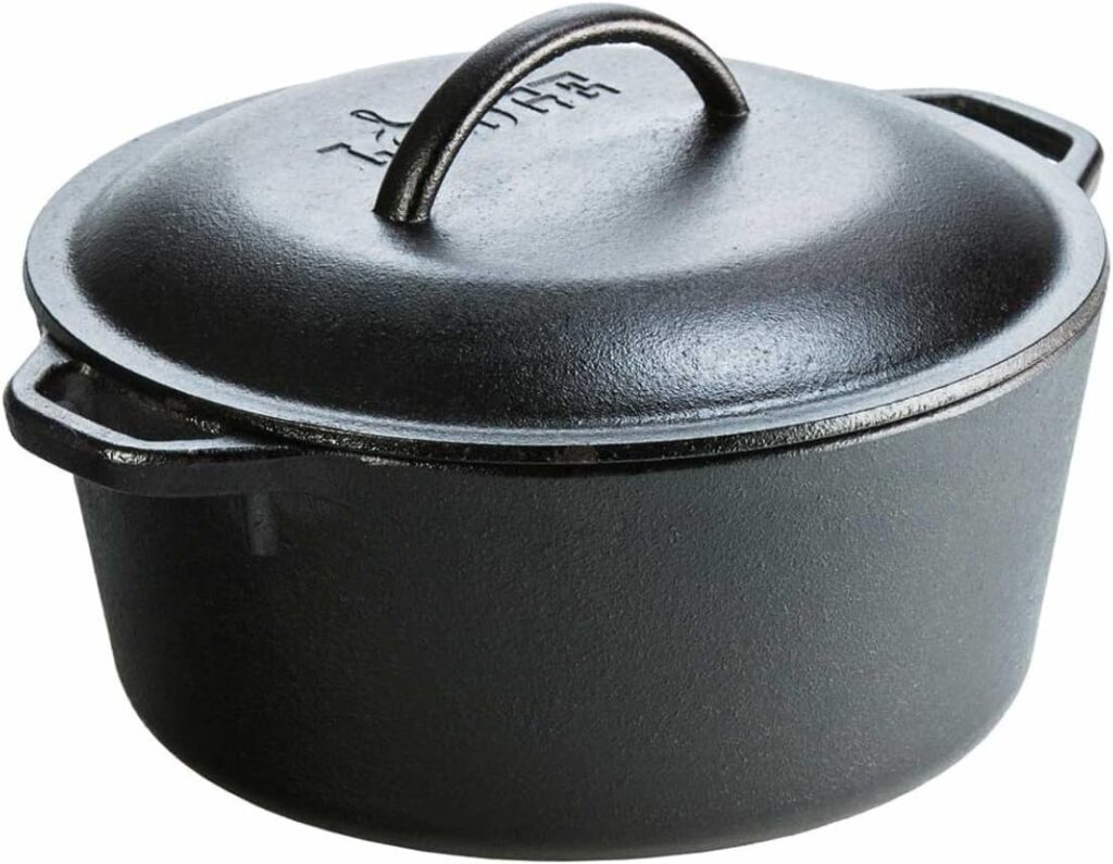 Lodge 5-Quart Cast Iron Dutch Oven