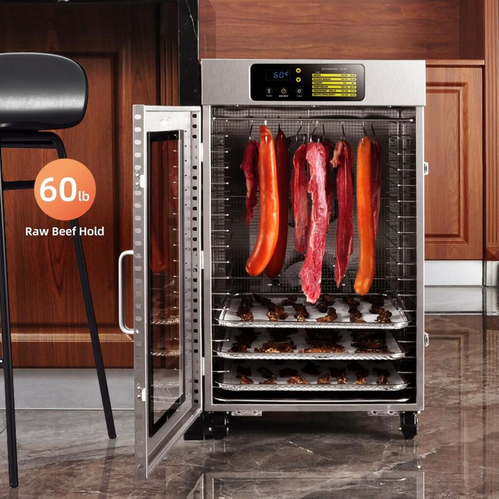 Septree 18-Tray 2000W Industrial Food Dehydrator