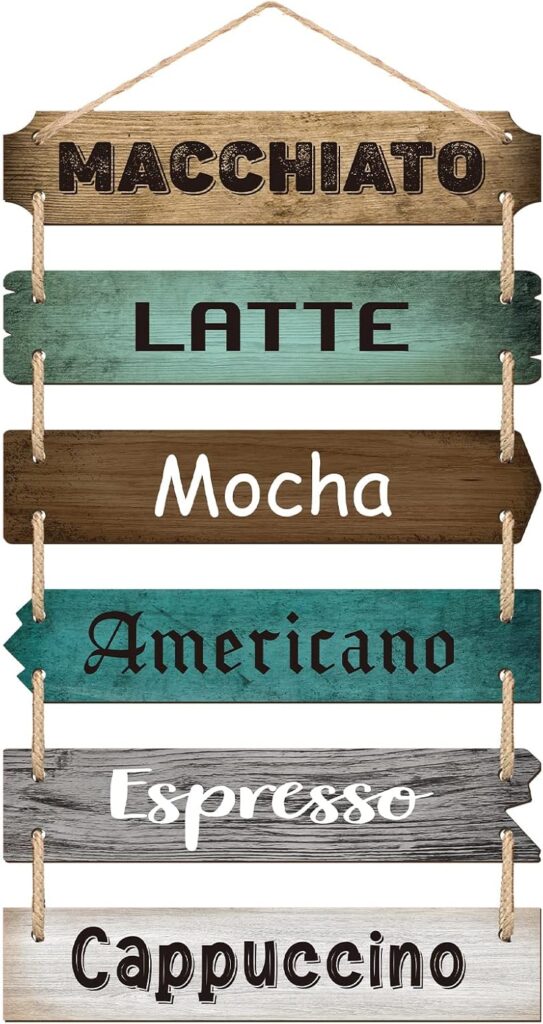 Coffee Quote Wall Art