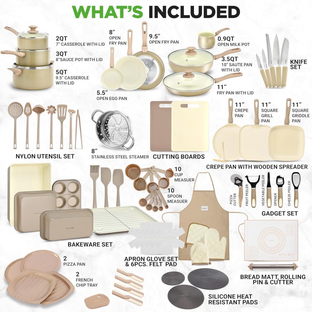 Nutrichef cookware set