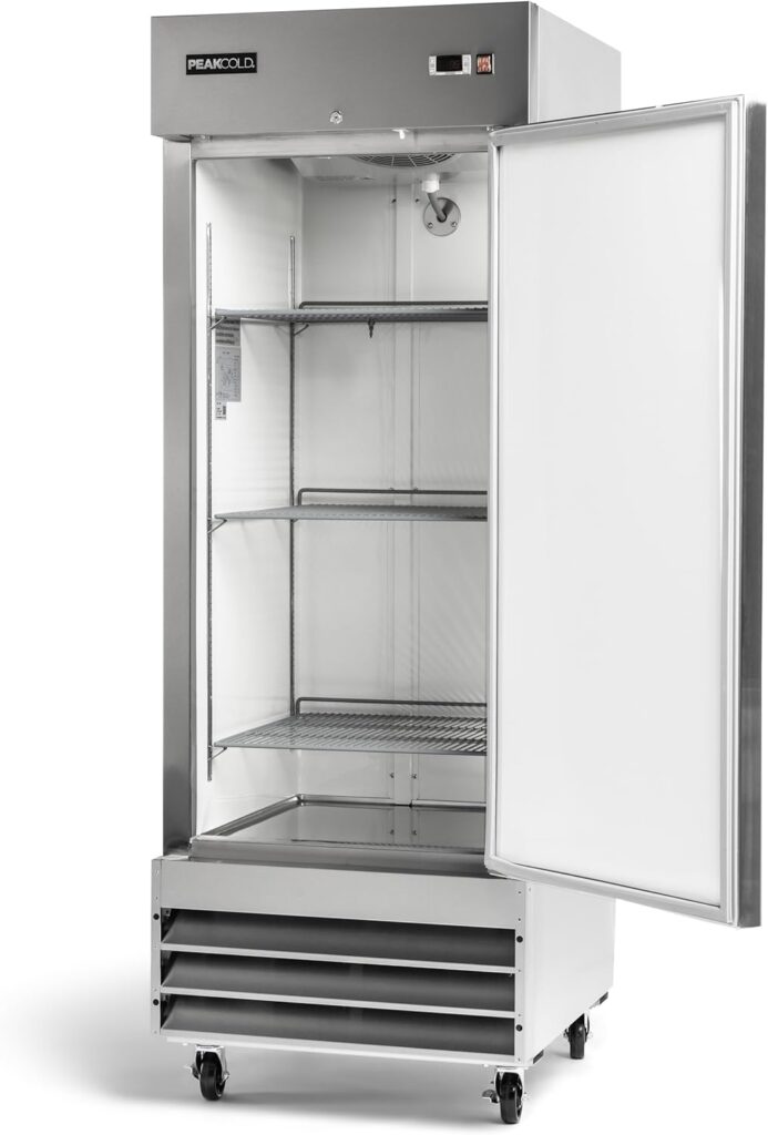 PEAKCOLD 1-Door Upright Freezer