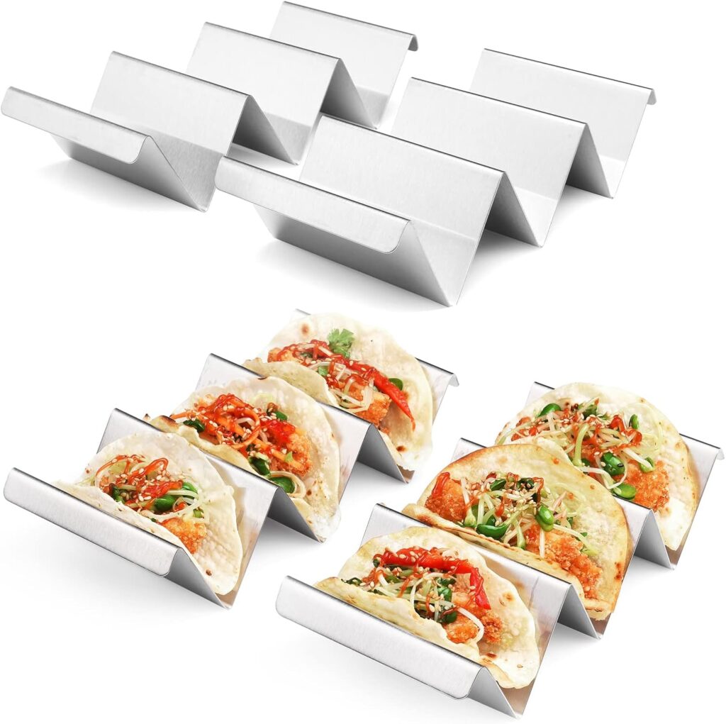 Taco Holders (Set of 4 Stainless Steel)