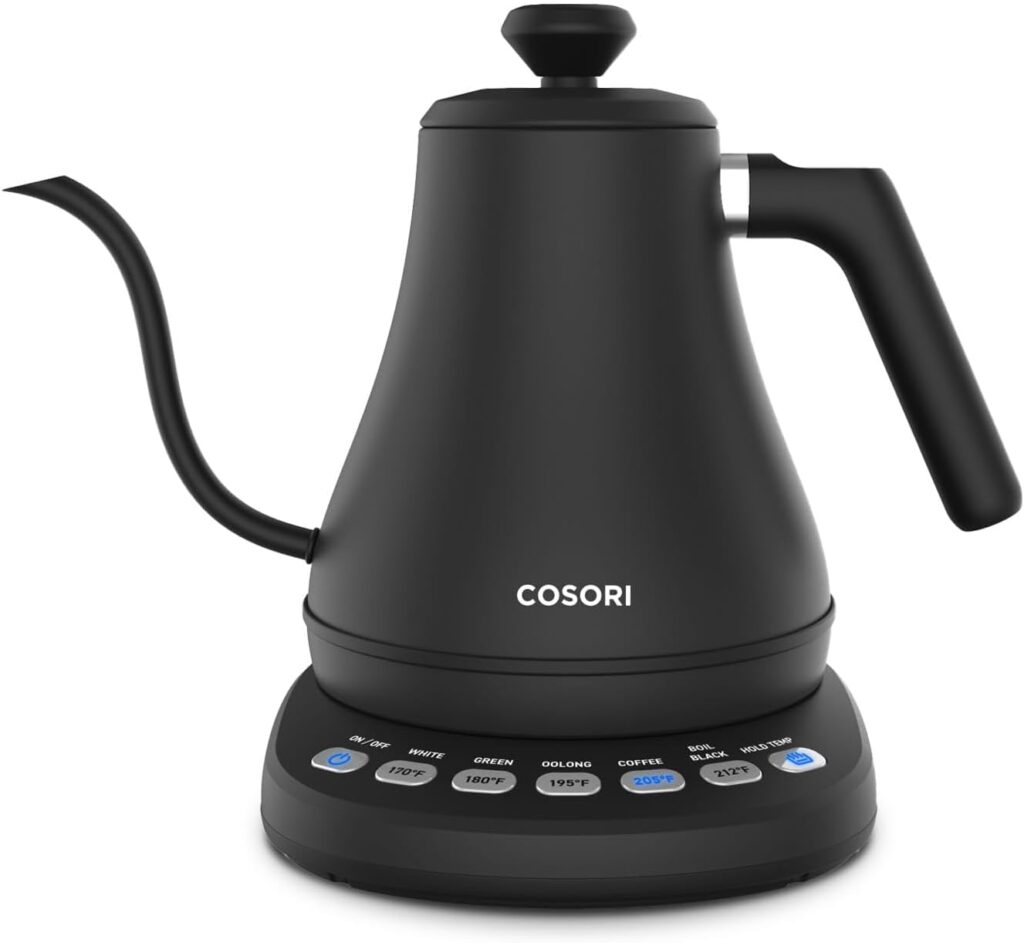 Cosori Electric Gooseneck Kettle with 5 Presets