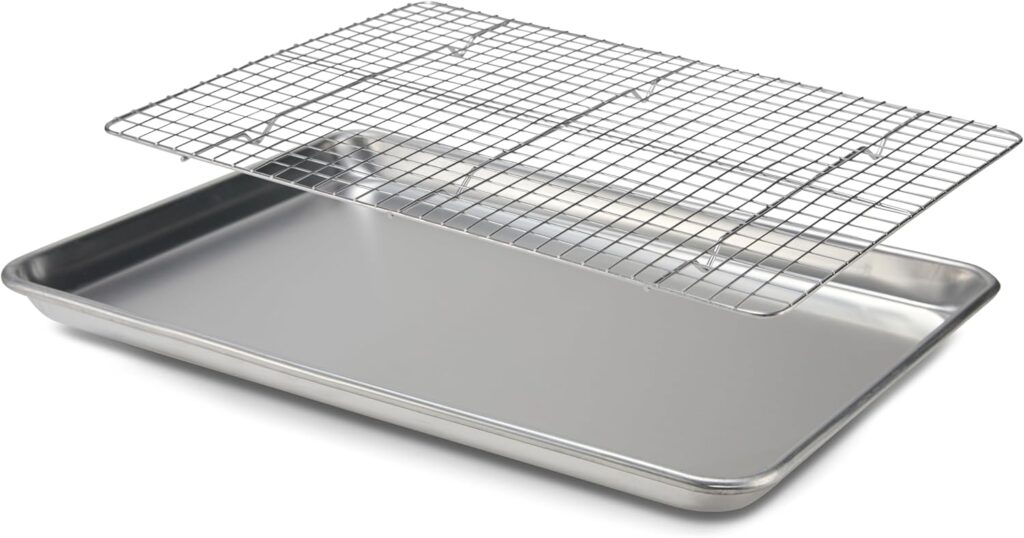 Checkered Chef Baking Sheet with Rack Set