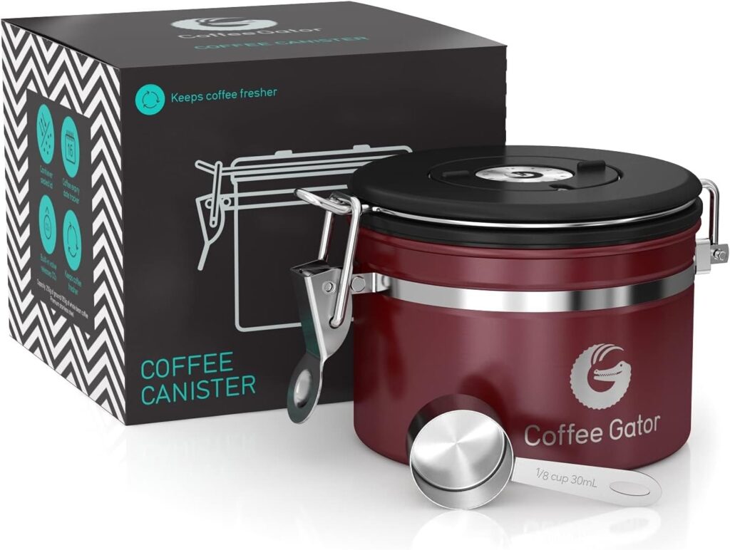 Coffee Gator Stainless Steel Canister
