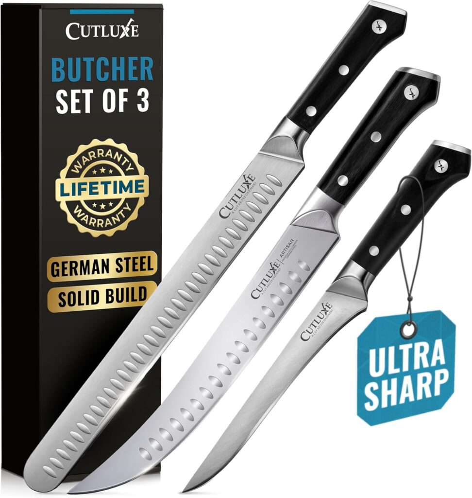 Cutluxe Butcher Knife Set