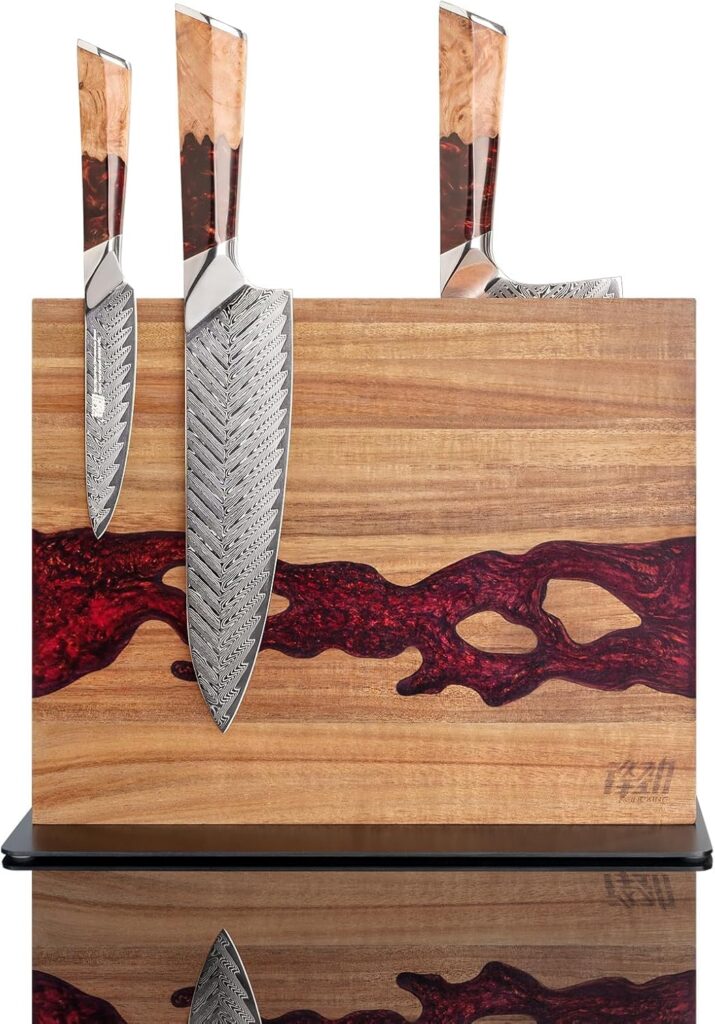 FINDKING Double-Sided Magnetic Knife Block