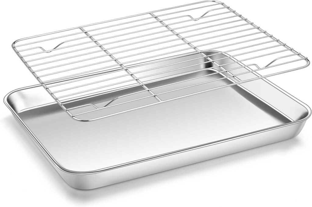 Homikit Stainless Steel Baking Sheet With Rack