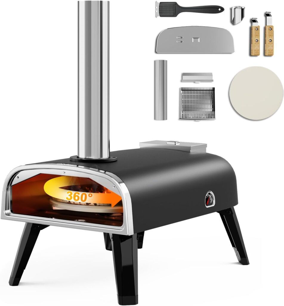 aidpiza 12" Wood Pellet Pizza Oven
