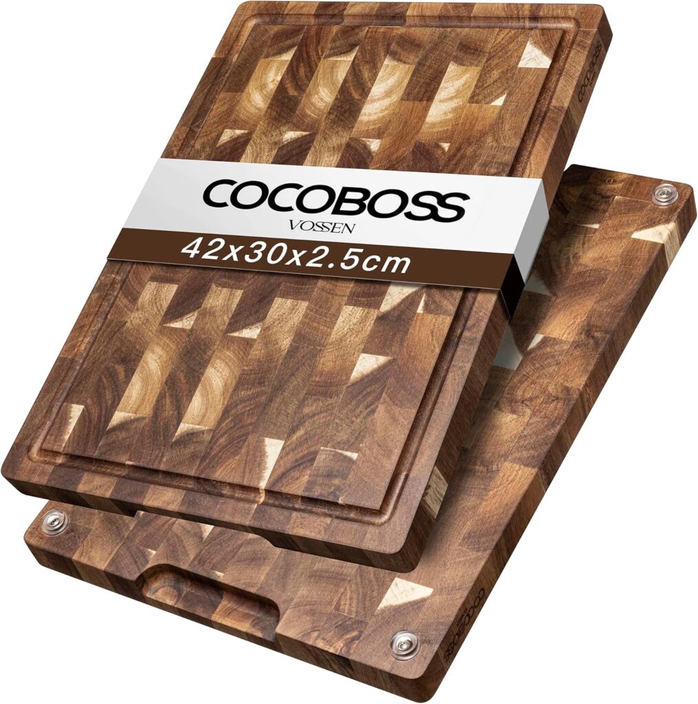 COCOBOSS Premium Acacia End Grain Cutting Board